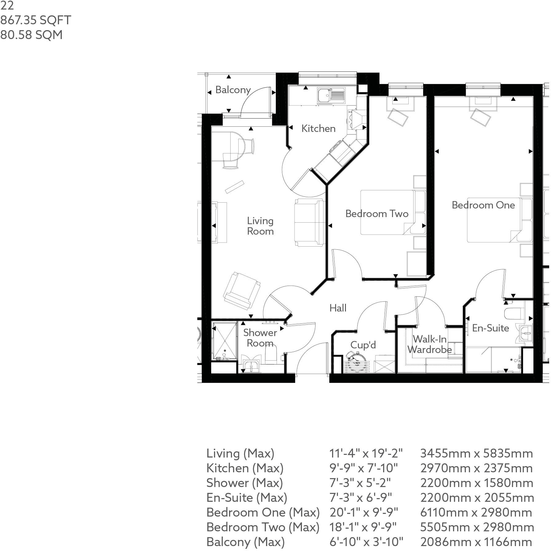 Highgate Hill, Hawkhurst, Kent, TN18 4FH floorplan
