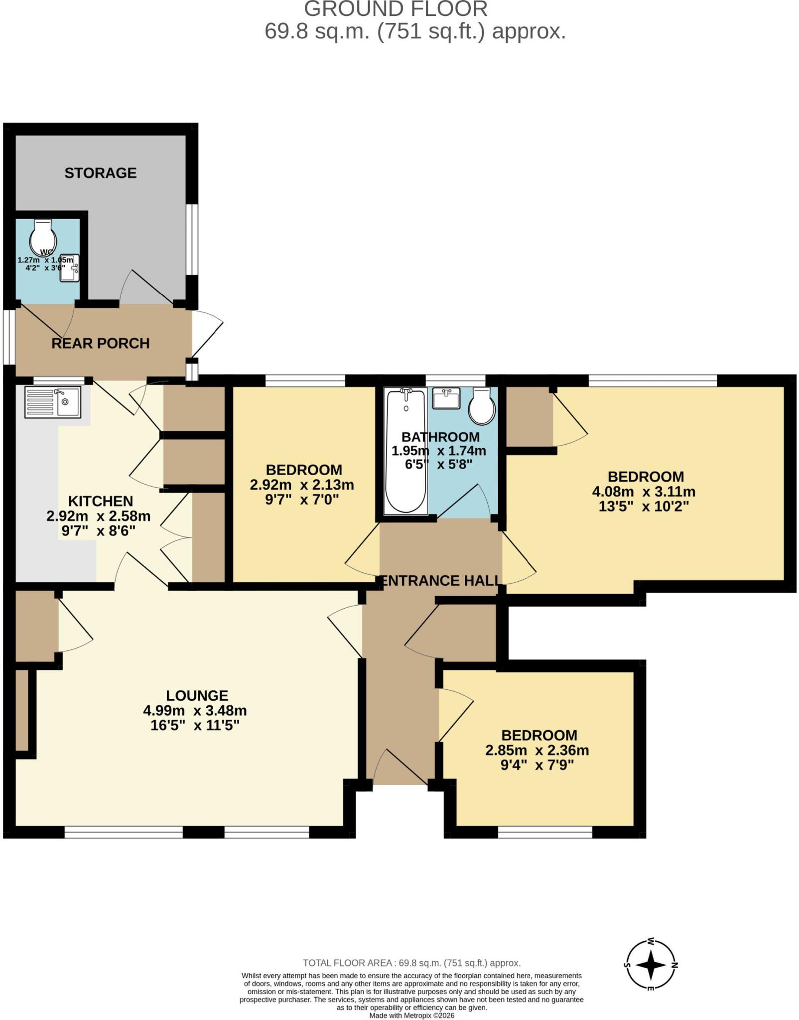 New Park Road, Paignton floorplan
