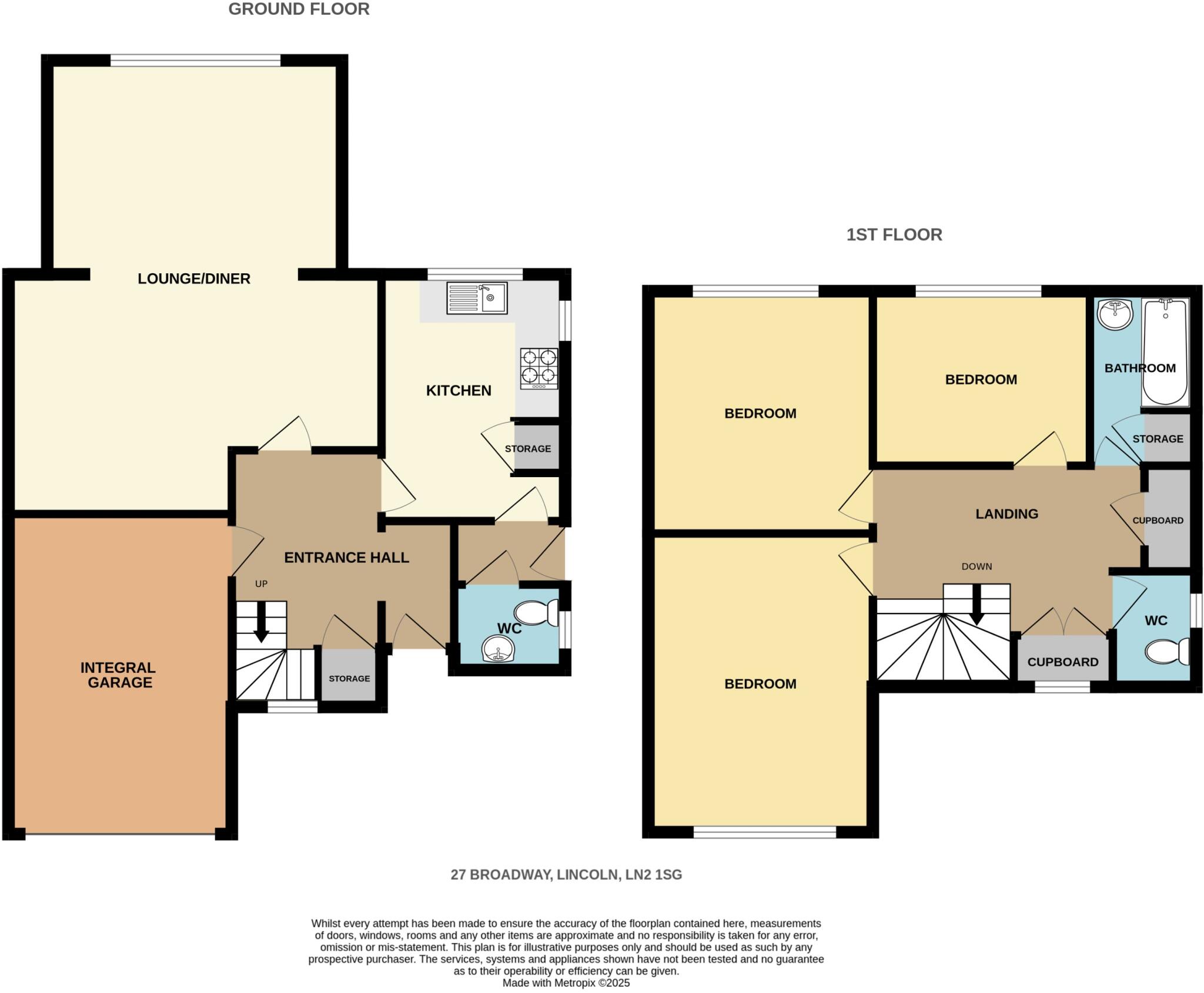 Broadway, Lincoln, LN2 floorplan