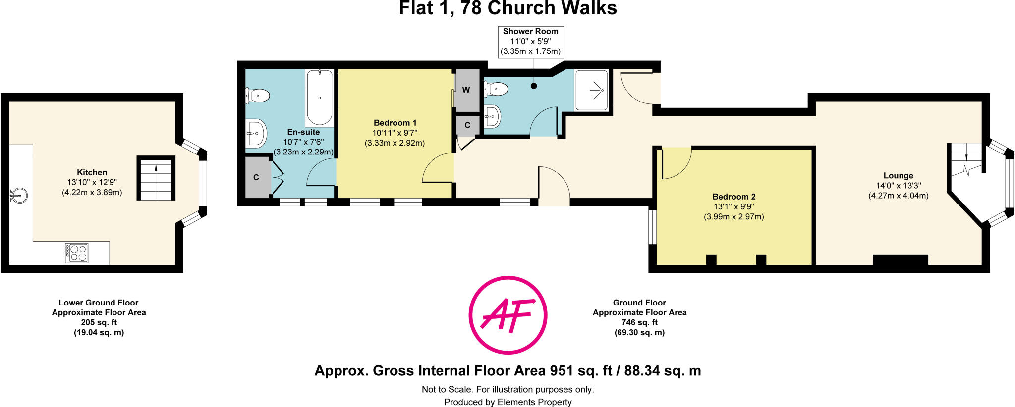Church Walks, Llandudno, Conwy, LL30 floorplan
