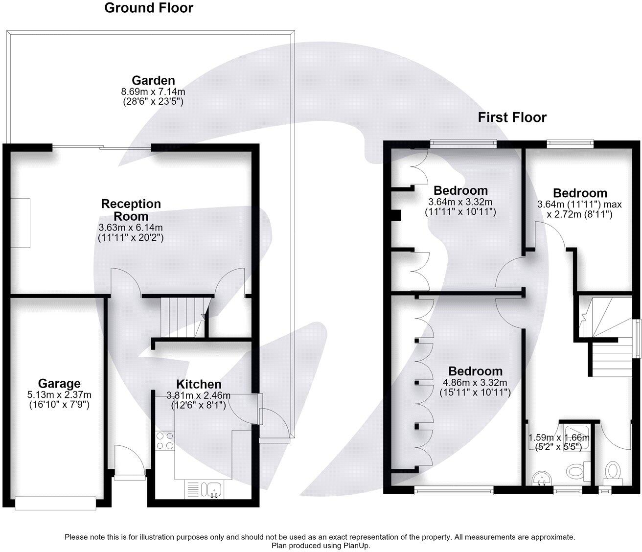 Briar Road, Bexley, Kent, DA5 floorplan