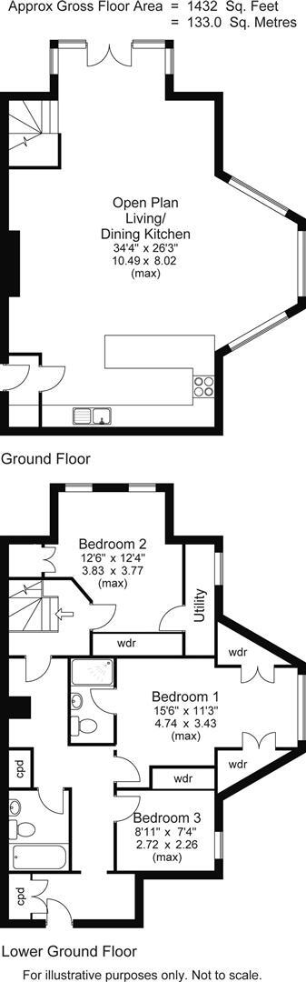 3 Bermerside House, Skircoat Green, Halifax floorplan