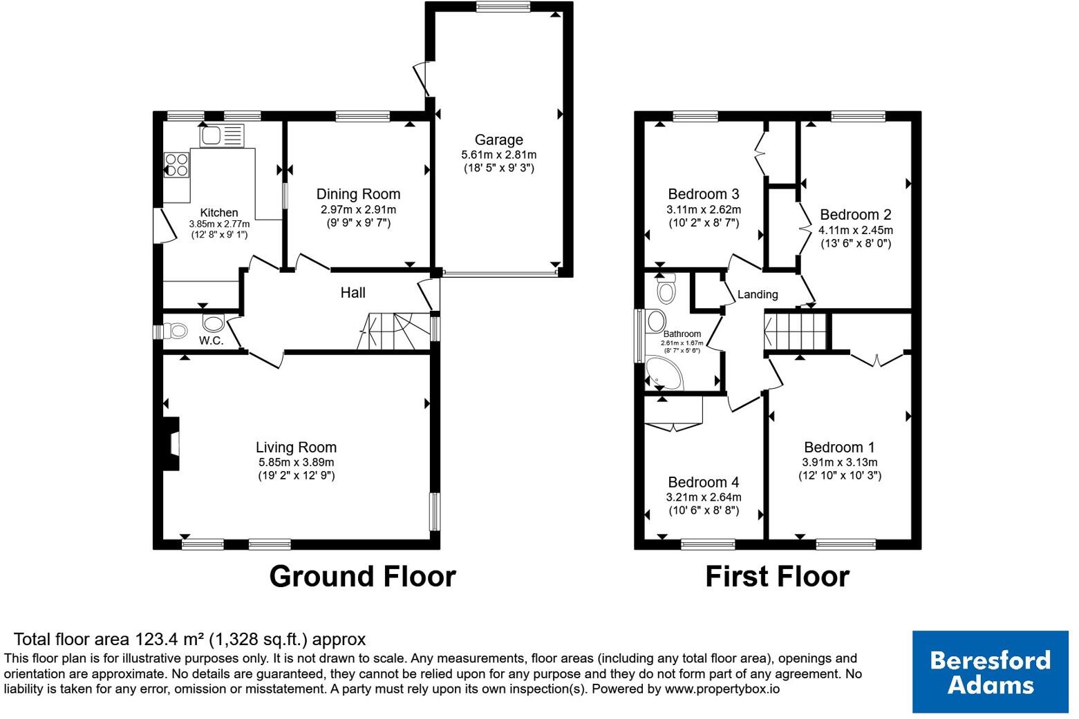 Shordley Close, Rossett, Wrexham, LL12 floorplan