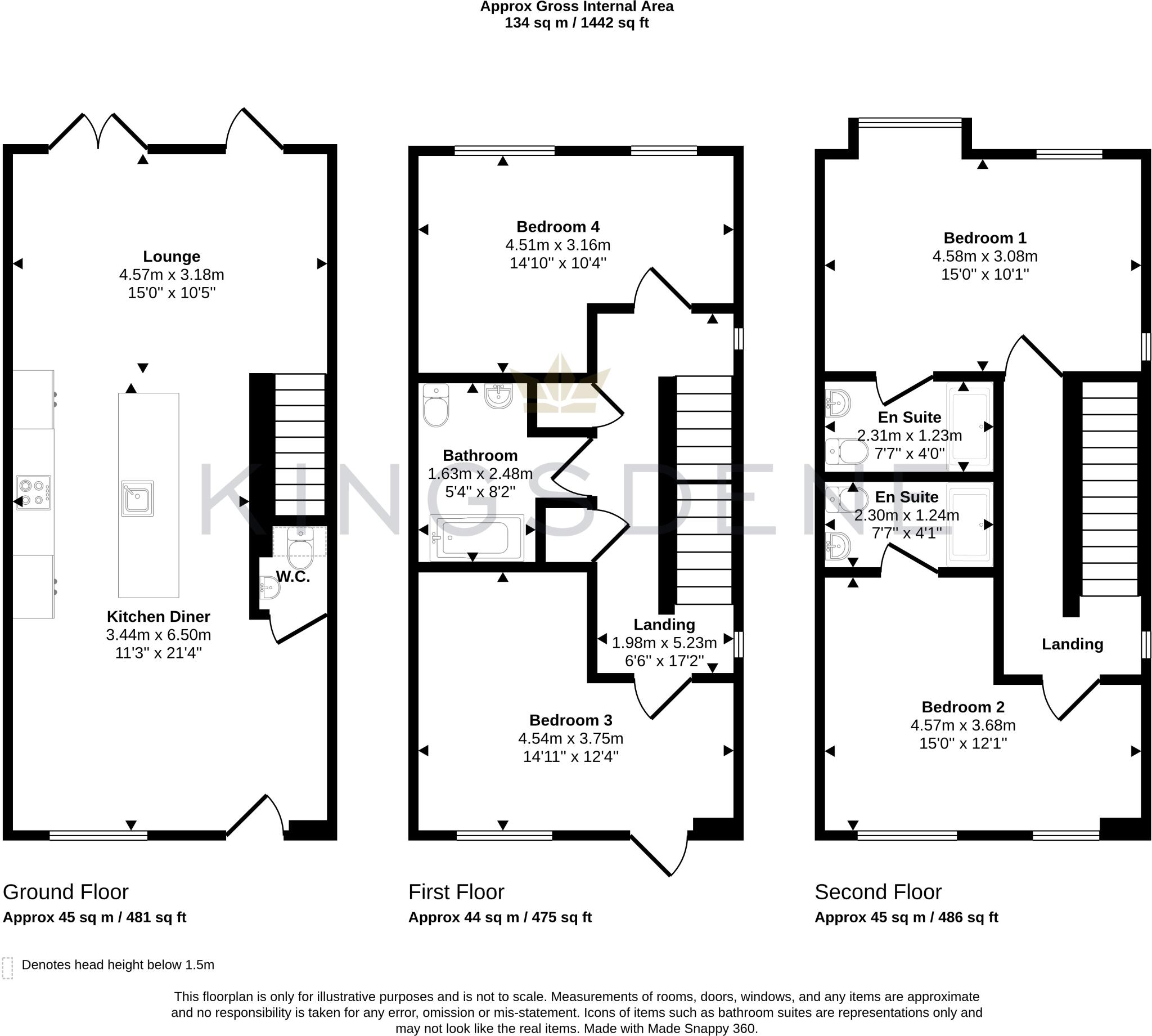 Senior Lane Salford M3 floorplan