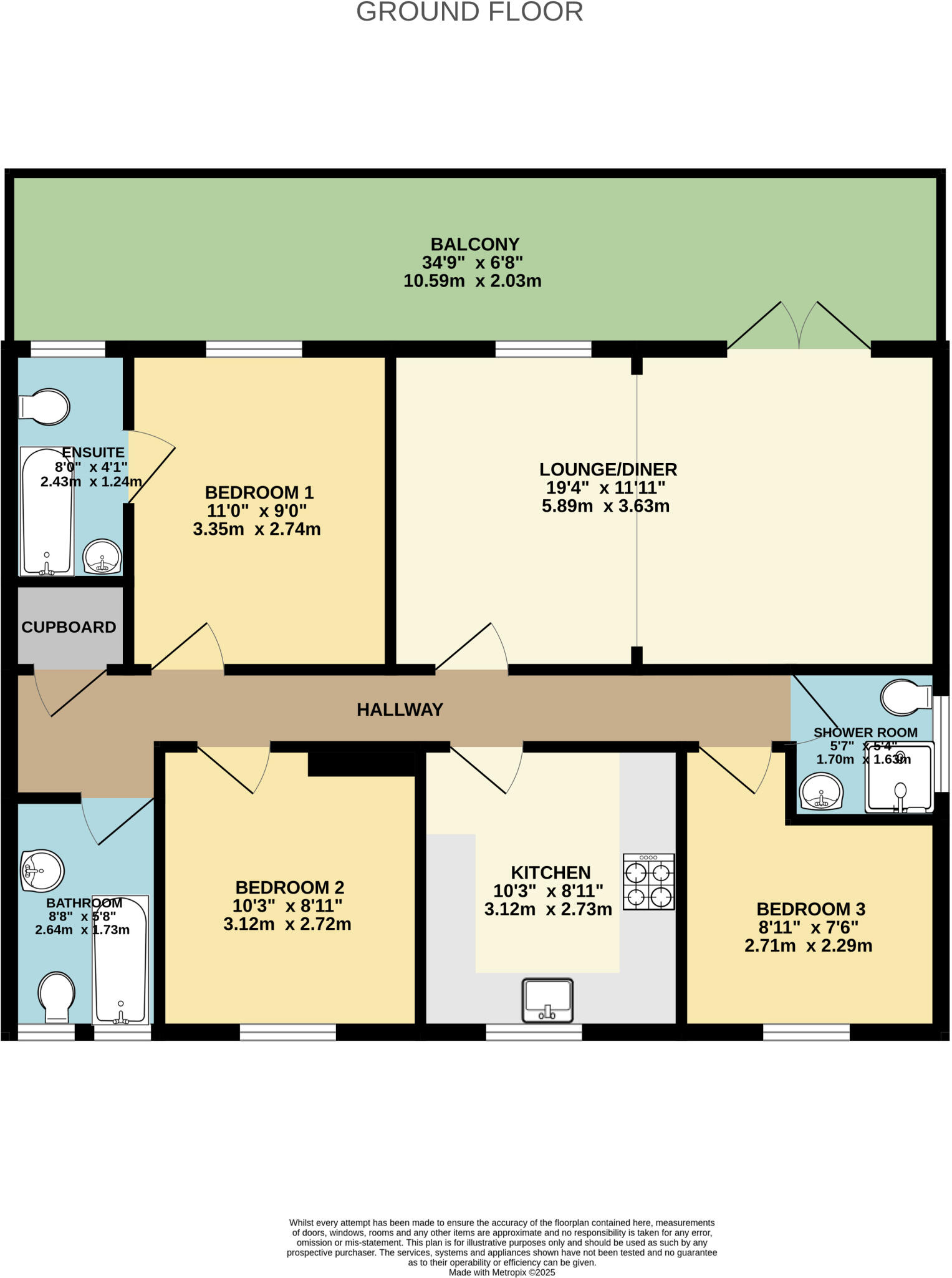 Springfield Road, Woolacombe, Devon, EX34 floorplan