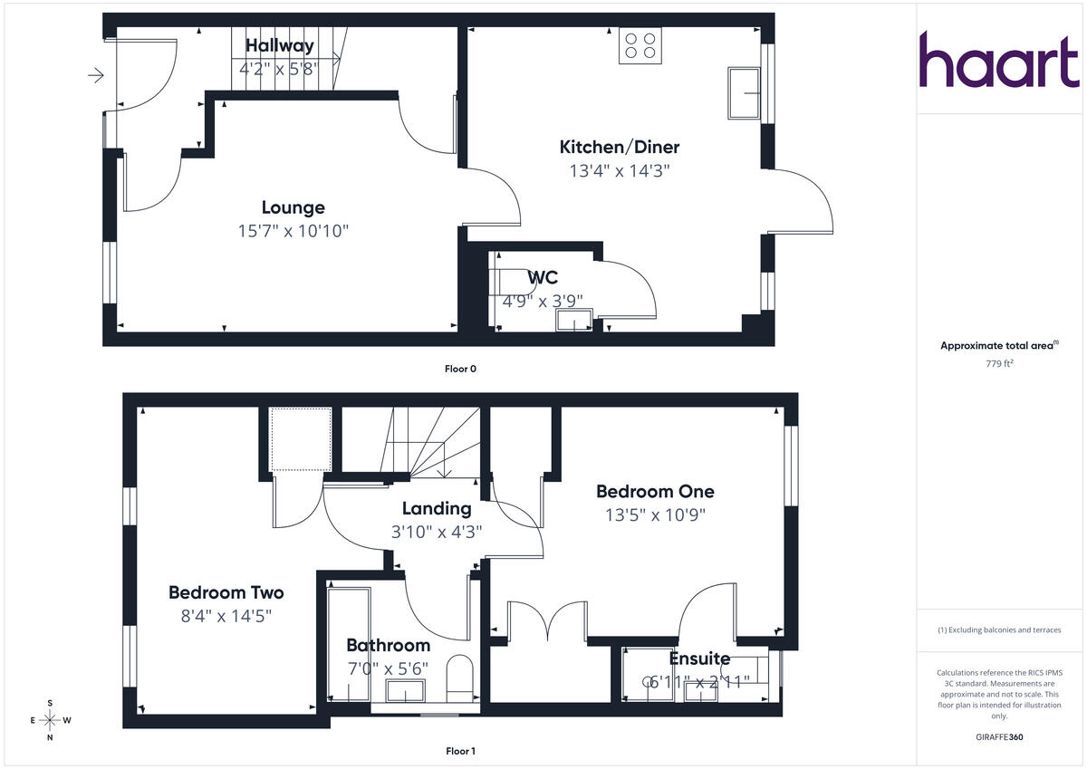Saturn Way, Witham floorplan