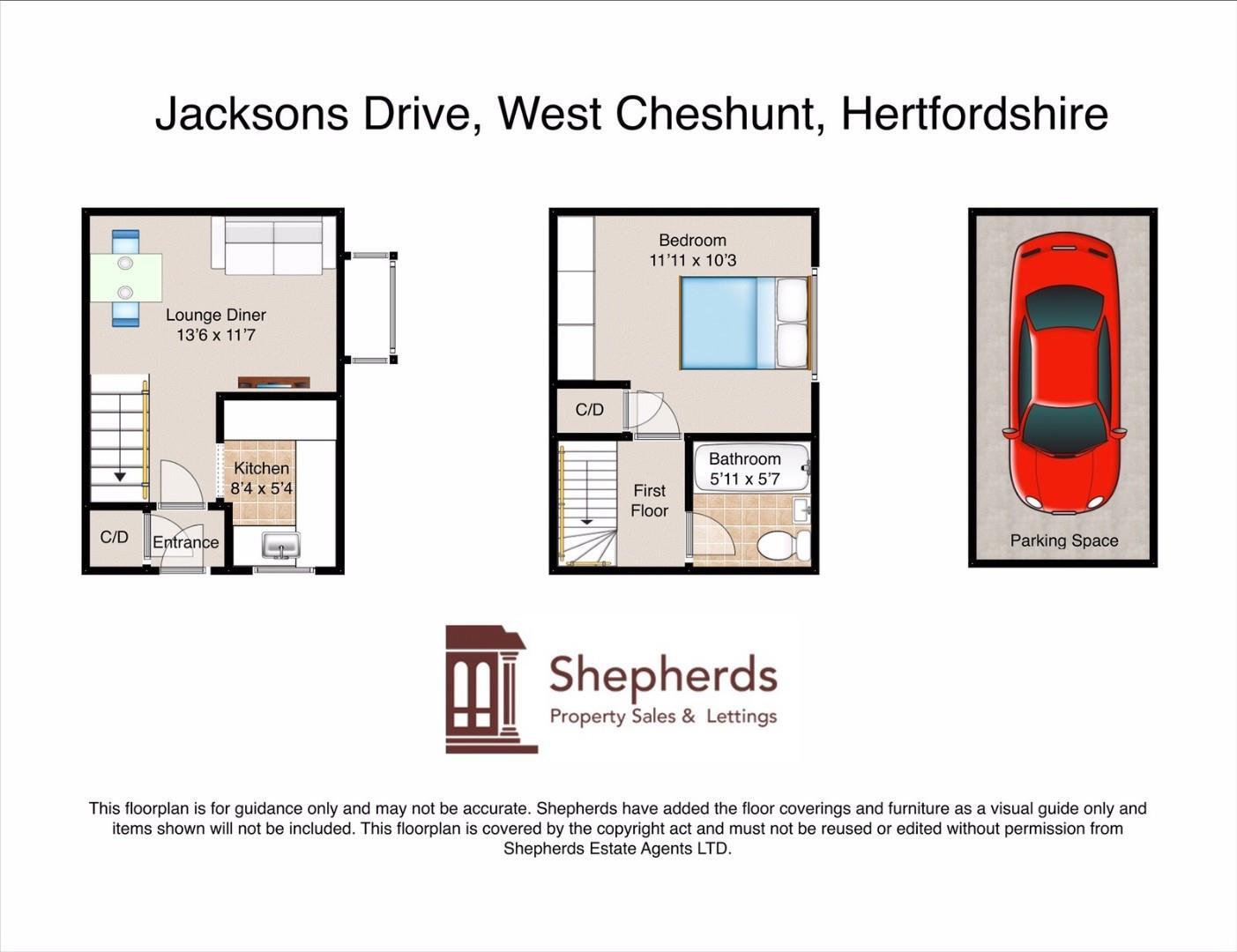 Jacksons Drive, West Cheshunt floorplan