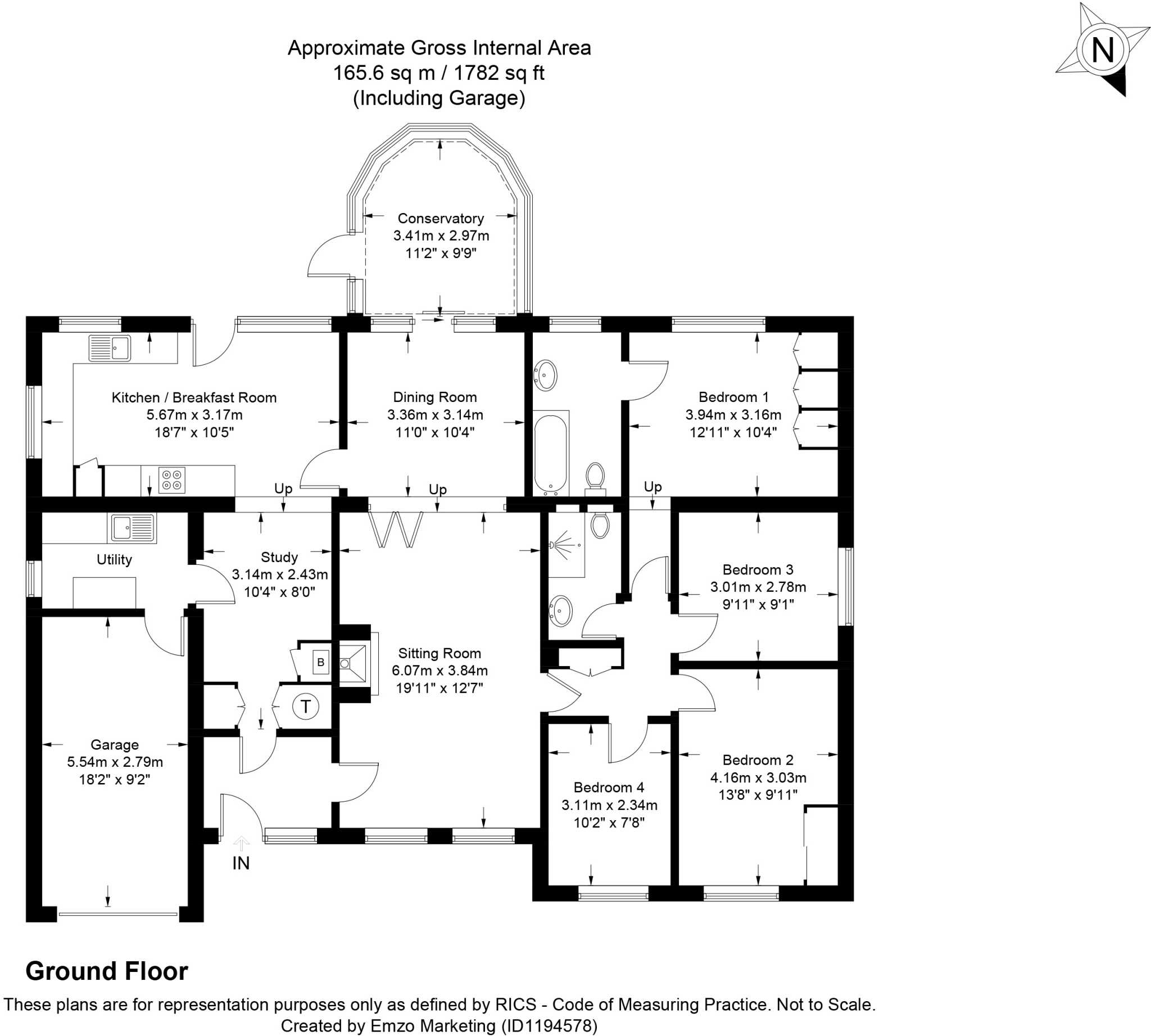 Rozelle Close, Littleton floorplan