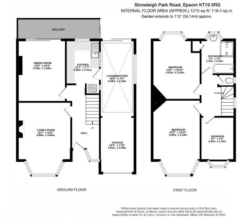 Stoneleigh Park Road, Stoneleigh floorplan