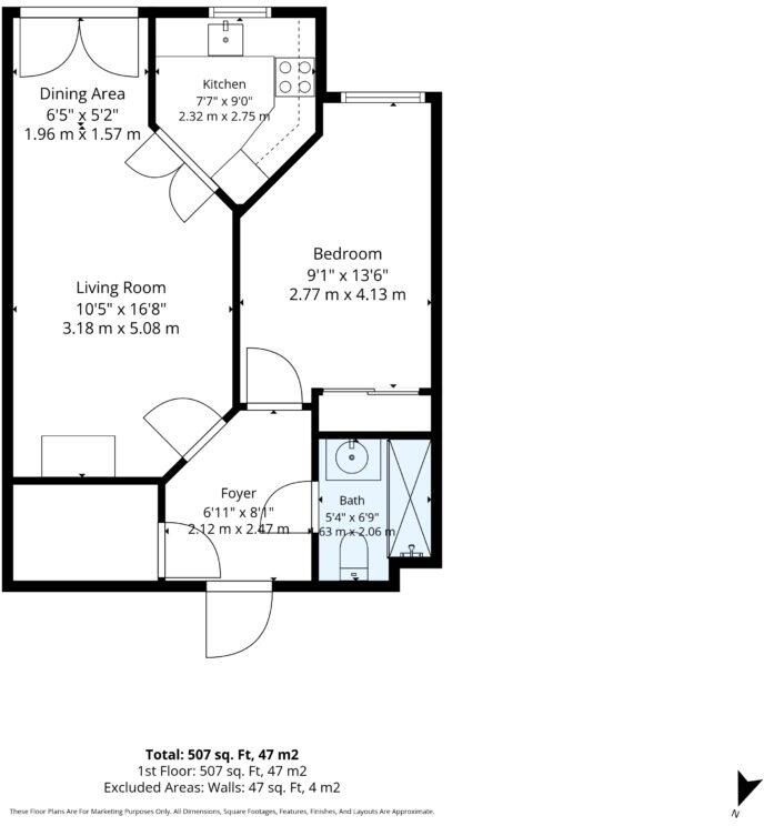 14 Caiystane Court, 11 Oxgangs Road North, Edinburgh, EH13 9AA floorplan