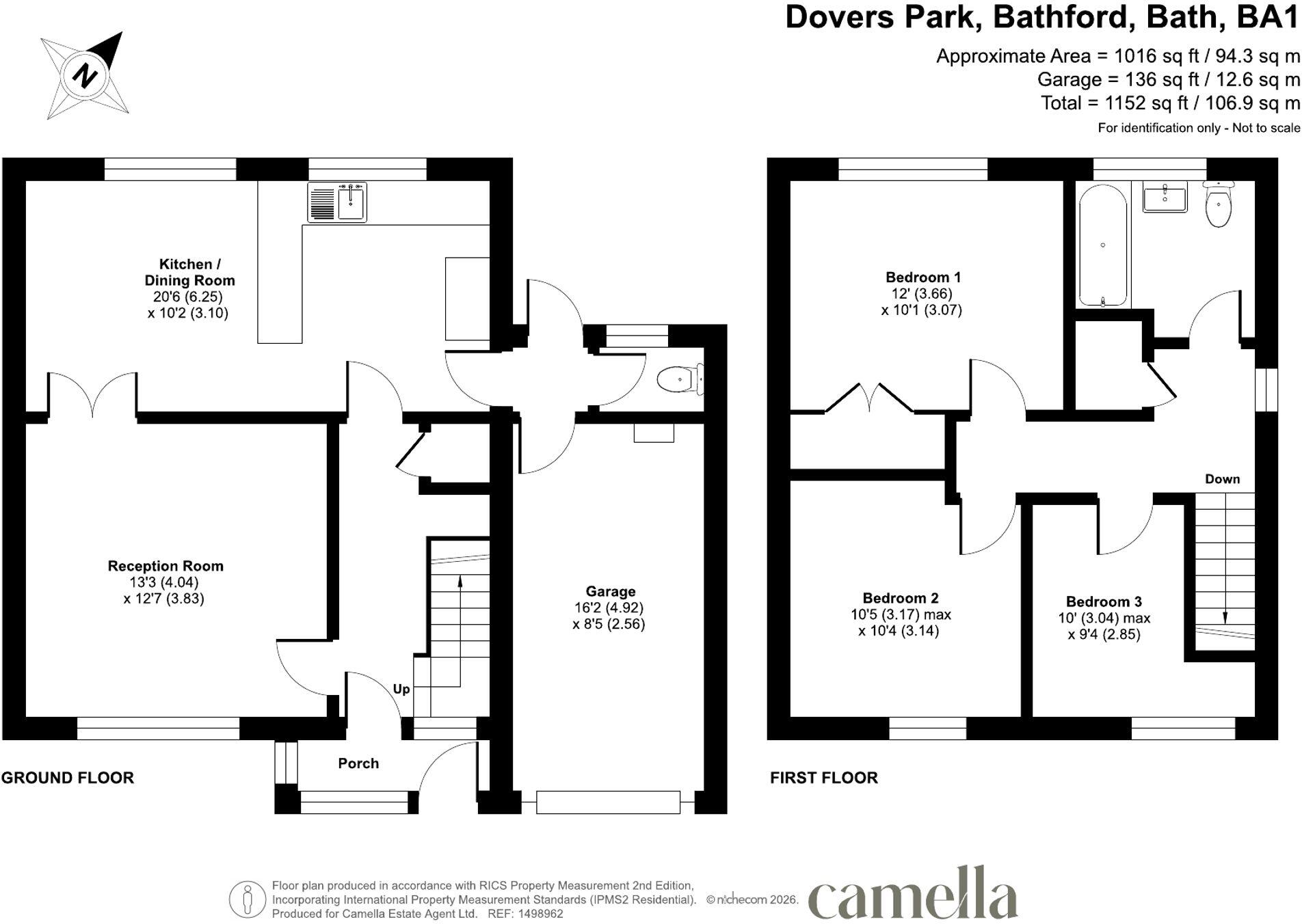 Dovers Park, Bathford, BA1 floorplan
