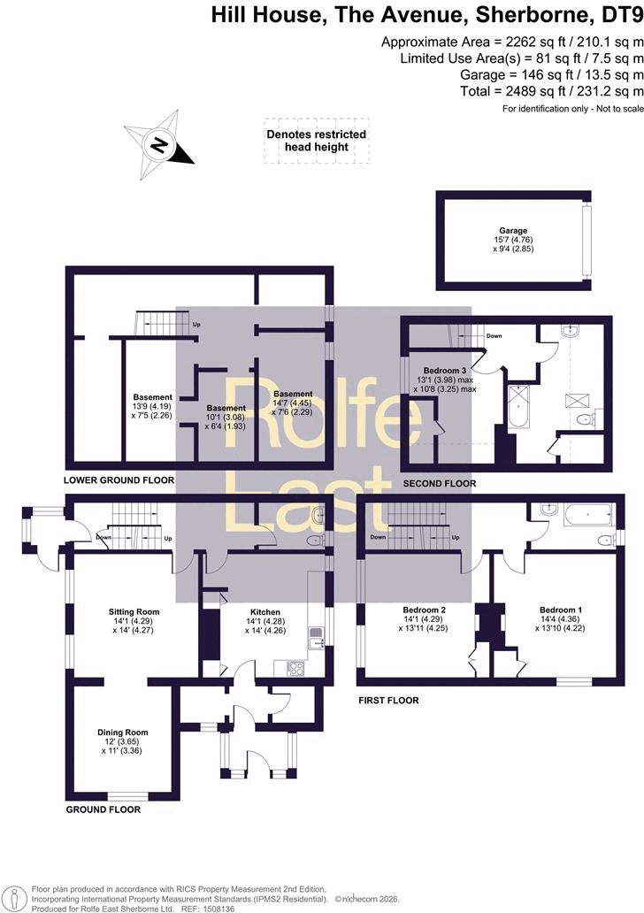 The Avenue, Sherborne floorplan