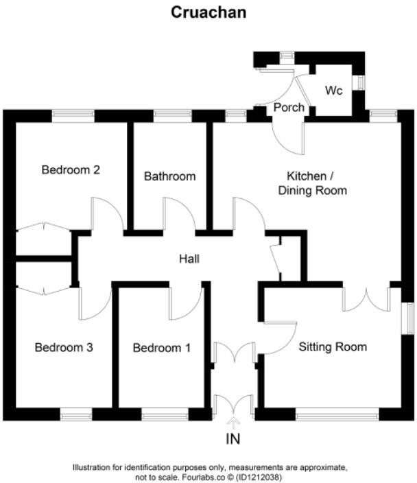 Clachan Village, Strachur, Argyll and Bute, PA27 floorplan