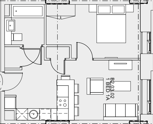 No. Old Trafford, M17 floorplan
