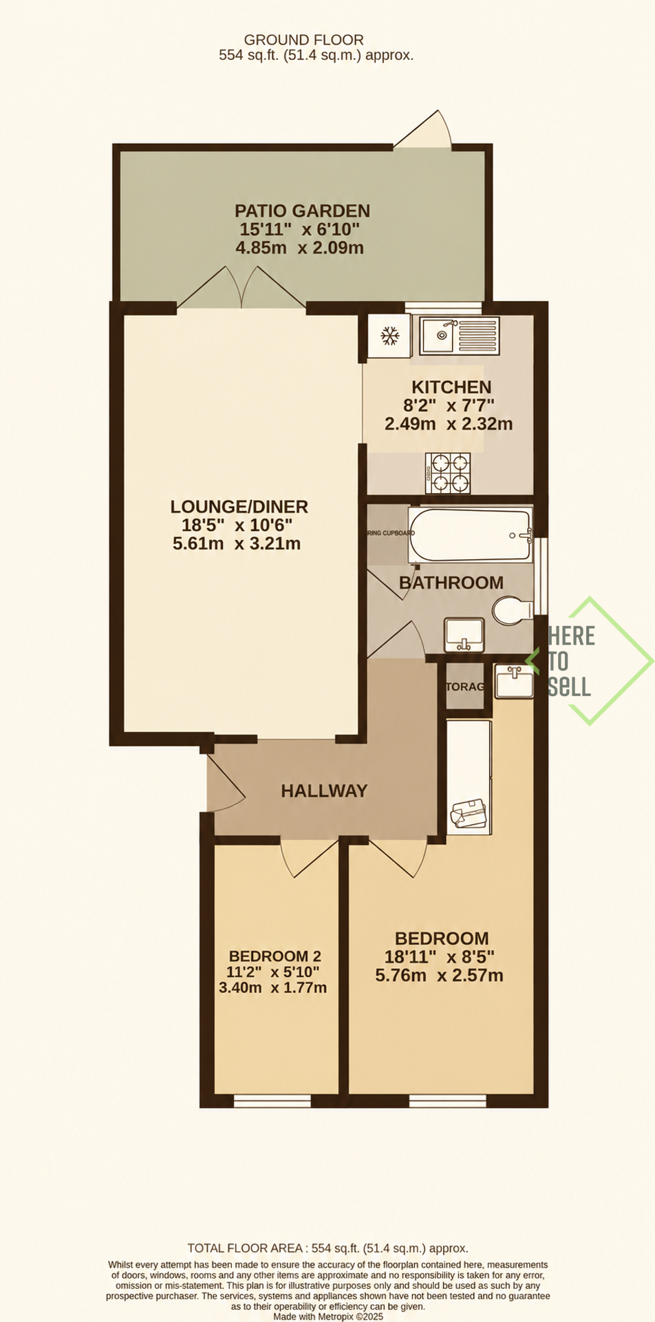 Hamburgh Court, Cheshunt, EN8 floorplan
