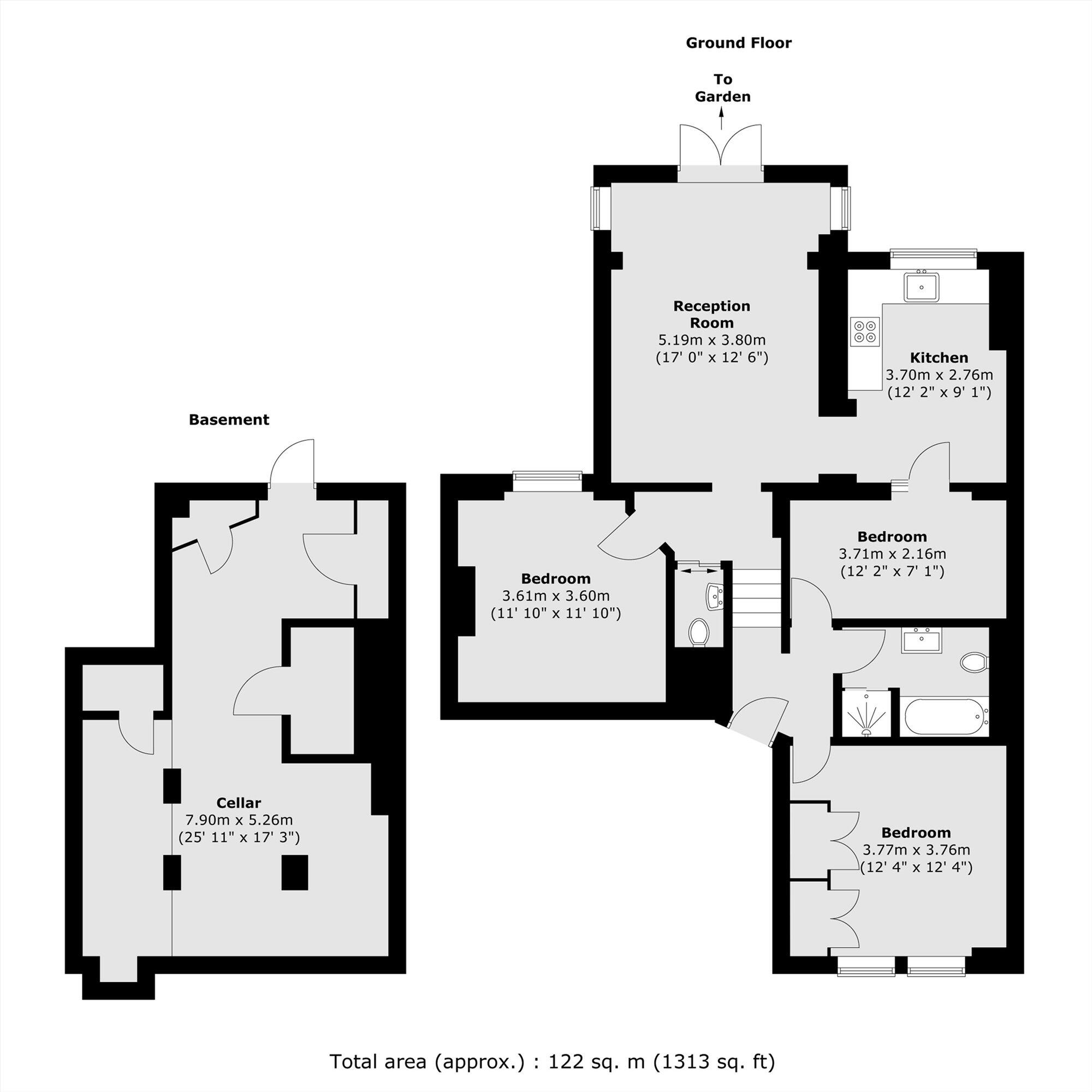 Oakfield Road, London floorplan