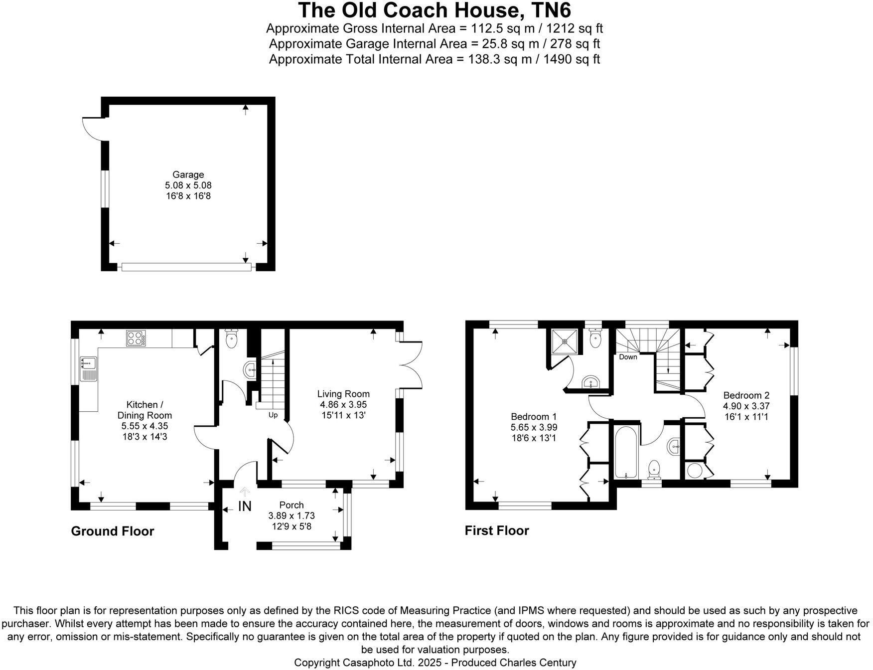Melfort Road, Crowborough, TN6 floorplan