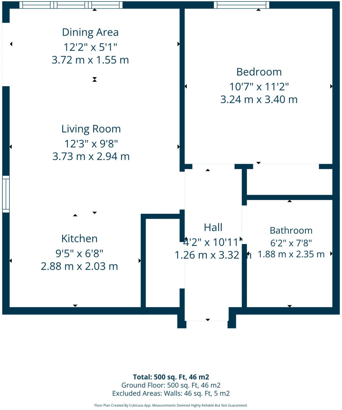 4/7 183 Dorchester Avenue, Kelvindale, G12 0AW floorplan