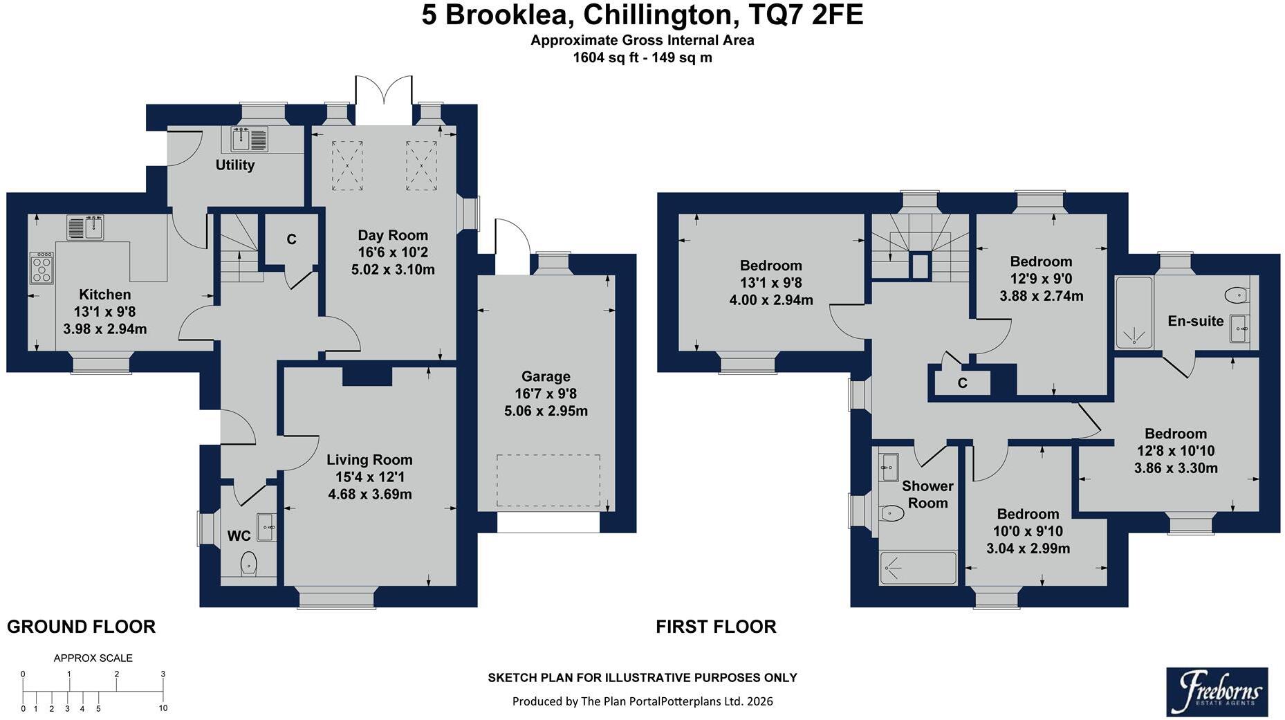 5, Brooklea Lane, Chillington, Kingsbridge floorplan