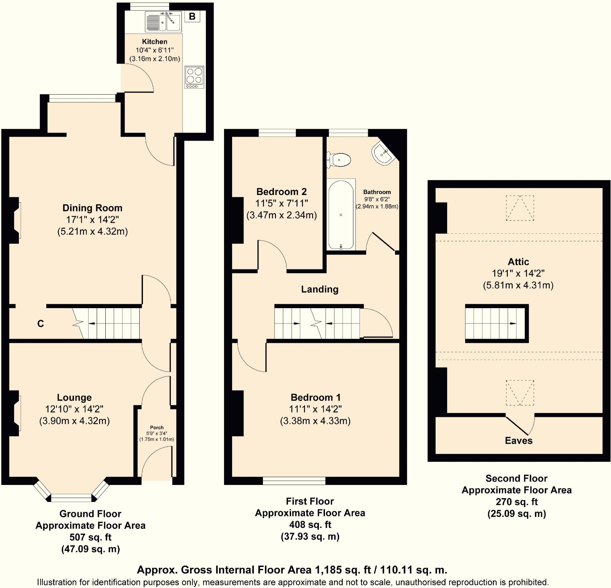 Mayfair Gardens, Rochdale floorplan