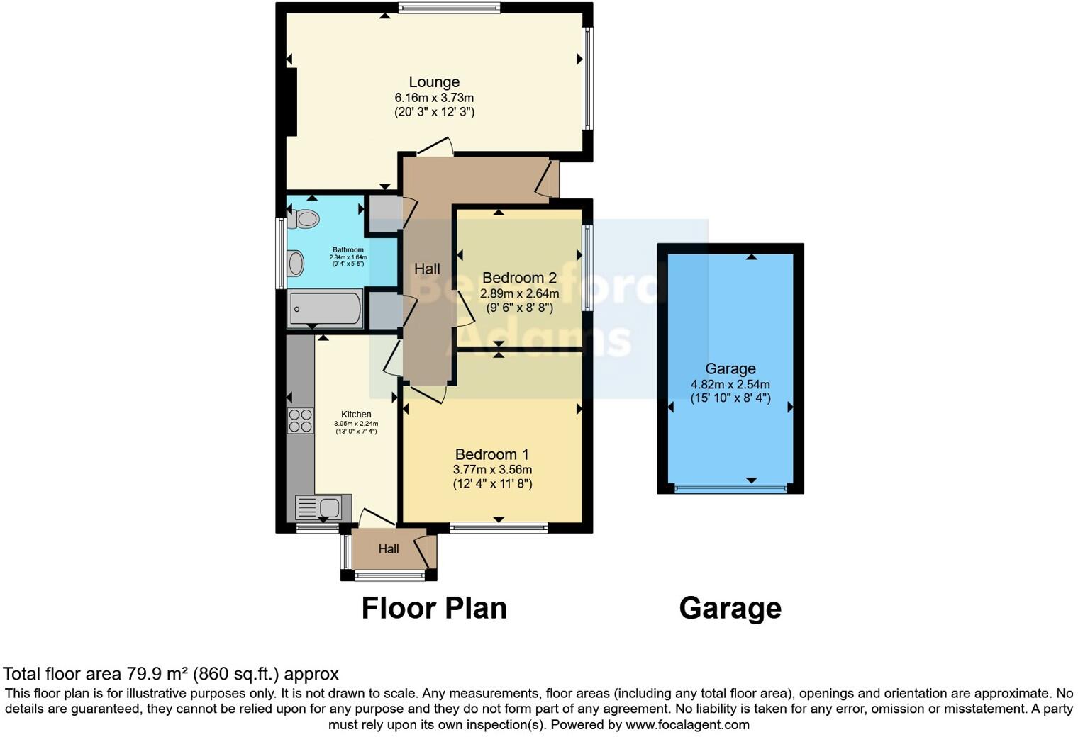 St. Georges Drive, Prestatyn, Denbighshire, LL19 floorplan