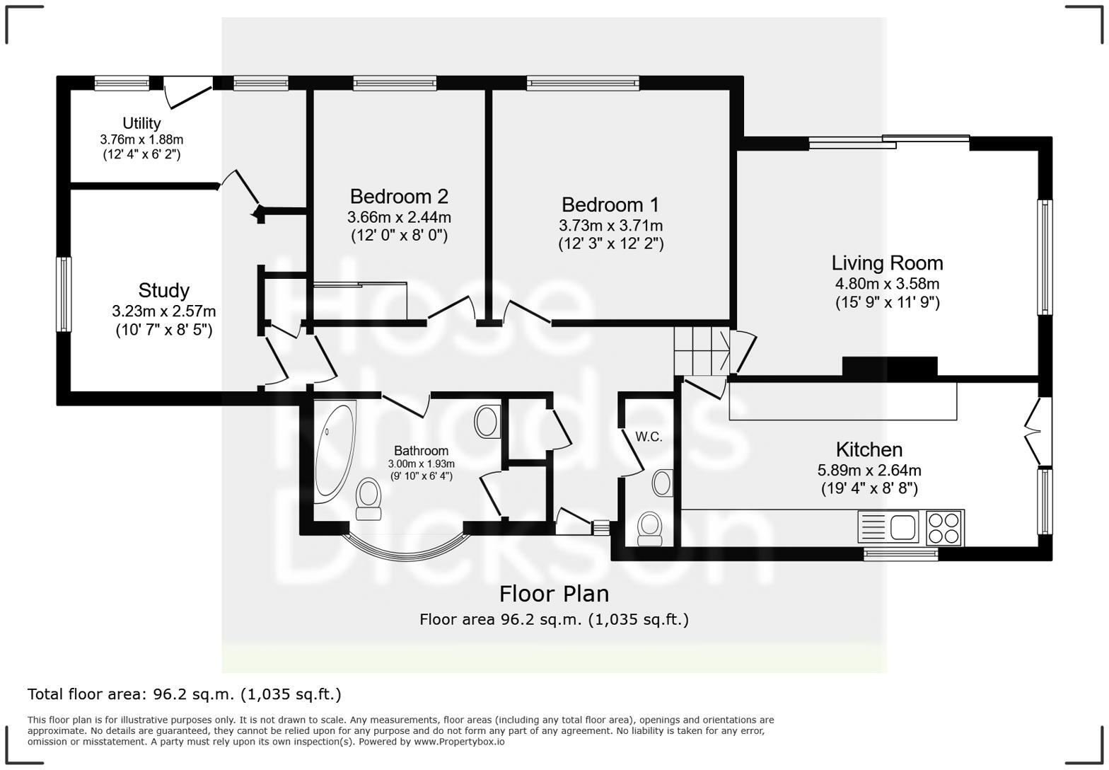 Undercliff Gardens, Ventnor floorplan