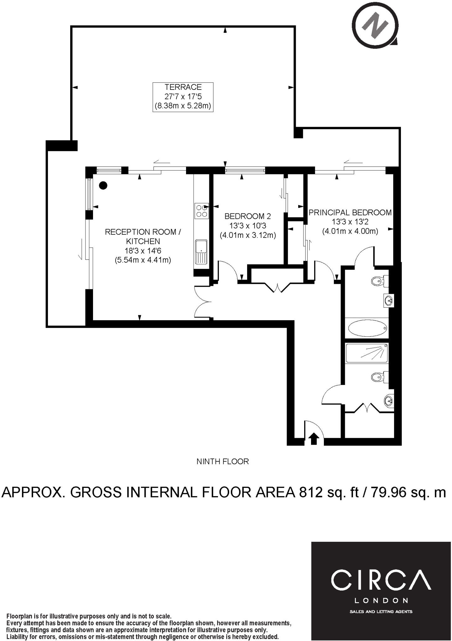 Bridgeman House, Radnor Terrace, Kensington High Street, W14 floorplan