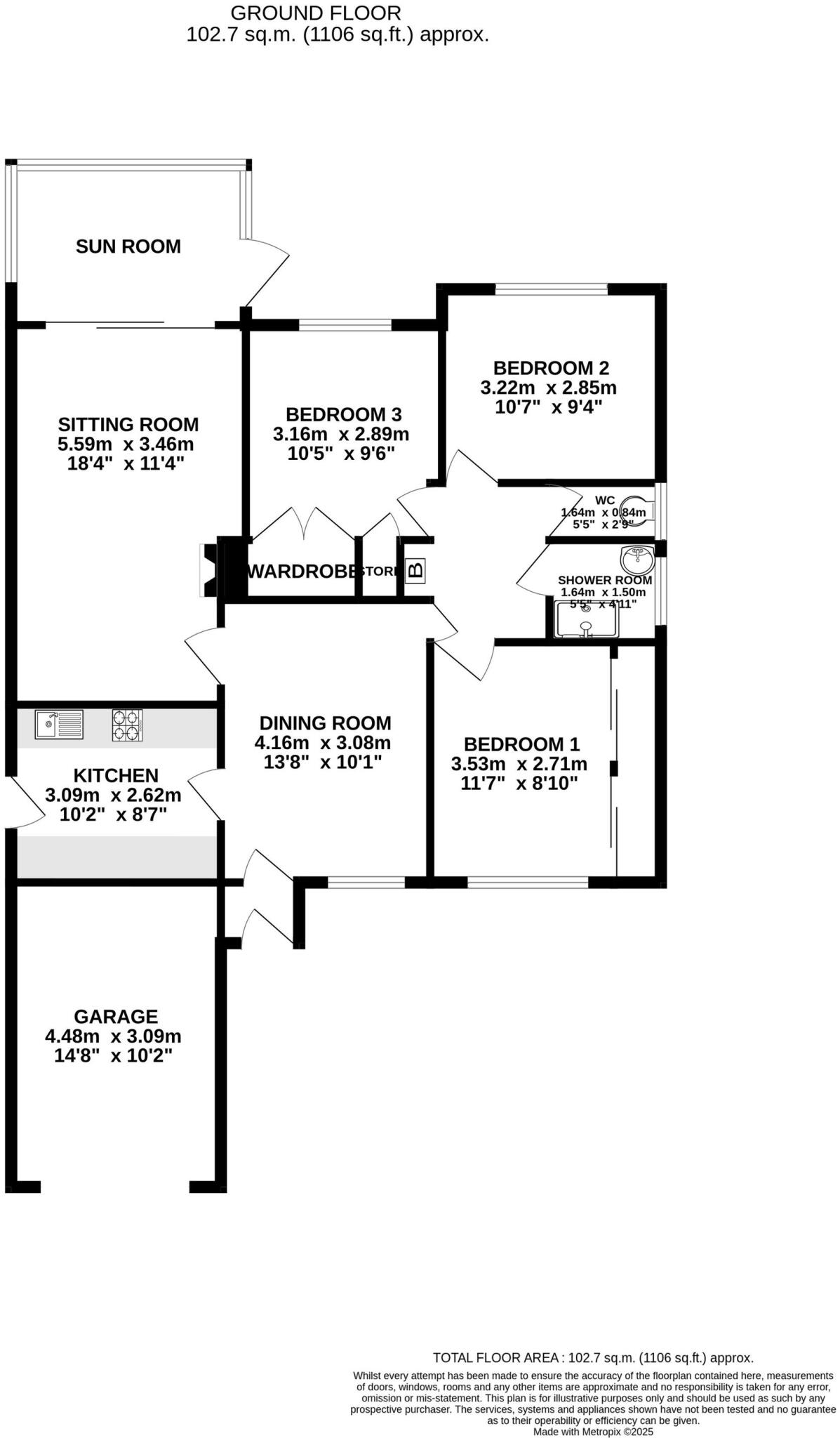 Summerlands, Cranleigh, GU6 floorplan