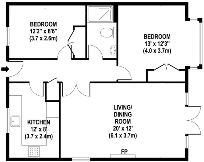 Meridian Court, Ascot, Windsor And Maidenhead floorplan