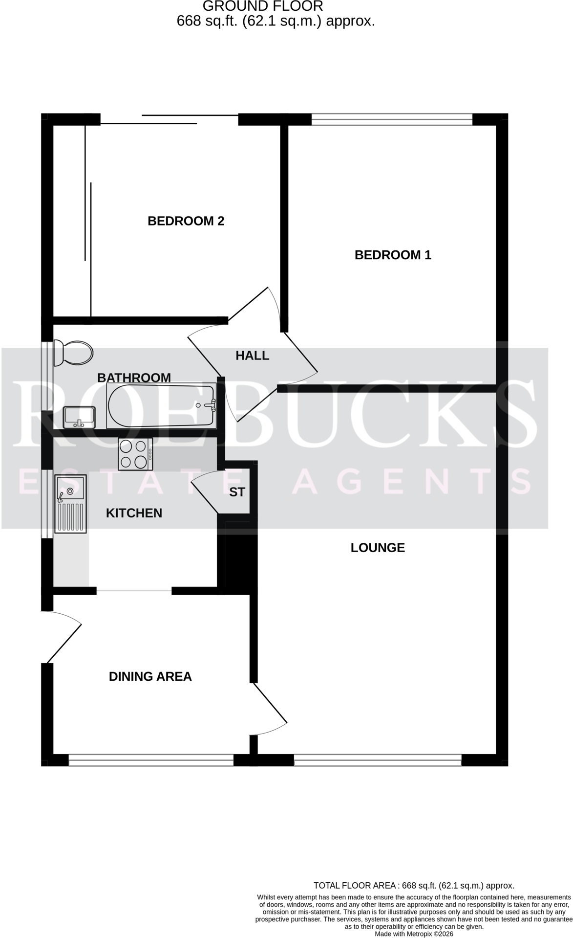 Moorland Crescent, Staincross, Barnsley, S75 floorplan