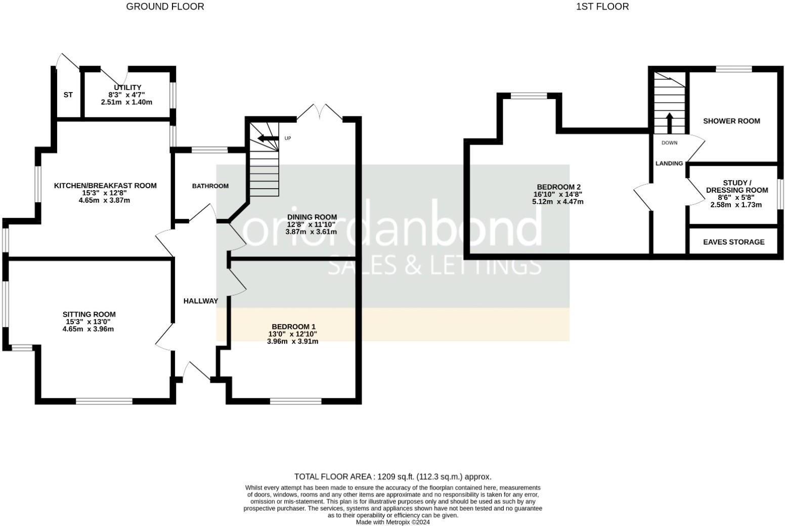 Ridgeway, Weston Favell Village, Northampton NN3 floorplan