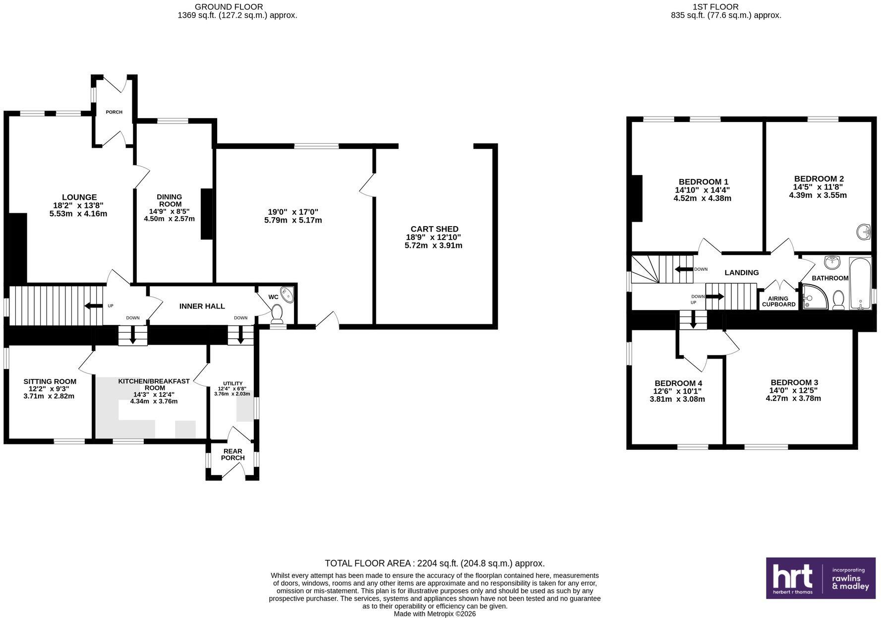 Allt Isaf Farm, Peterston-Super-Ely, CF5 6NE floorplan
