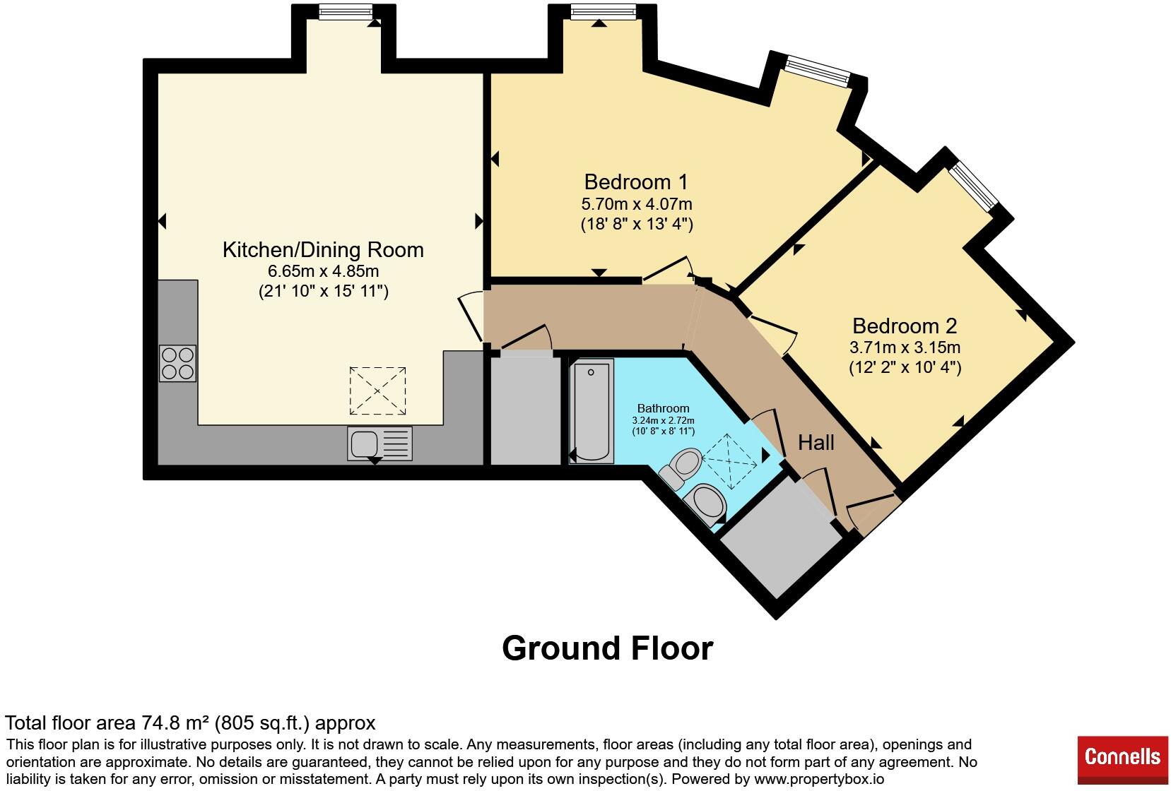 Goldcrest Drive, Sayers Common, Hassocks floorplan
