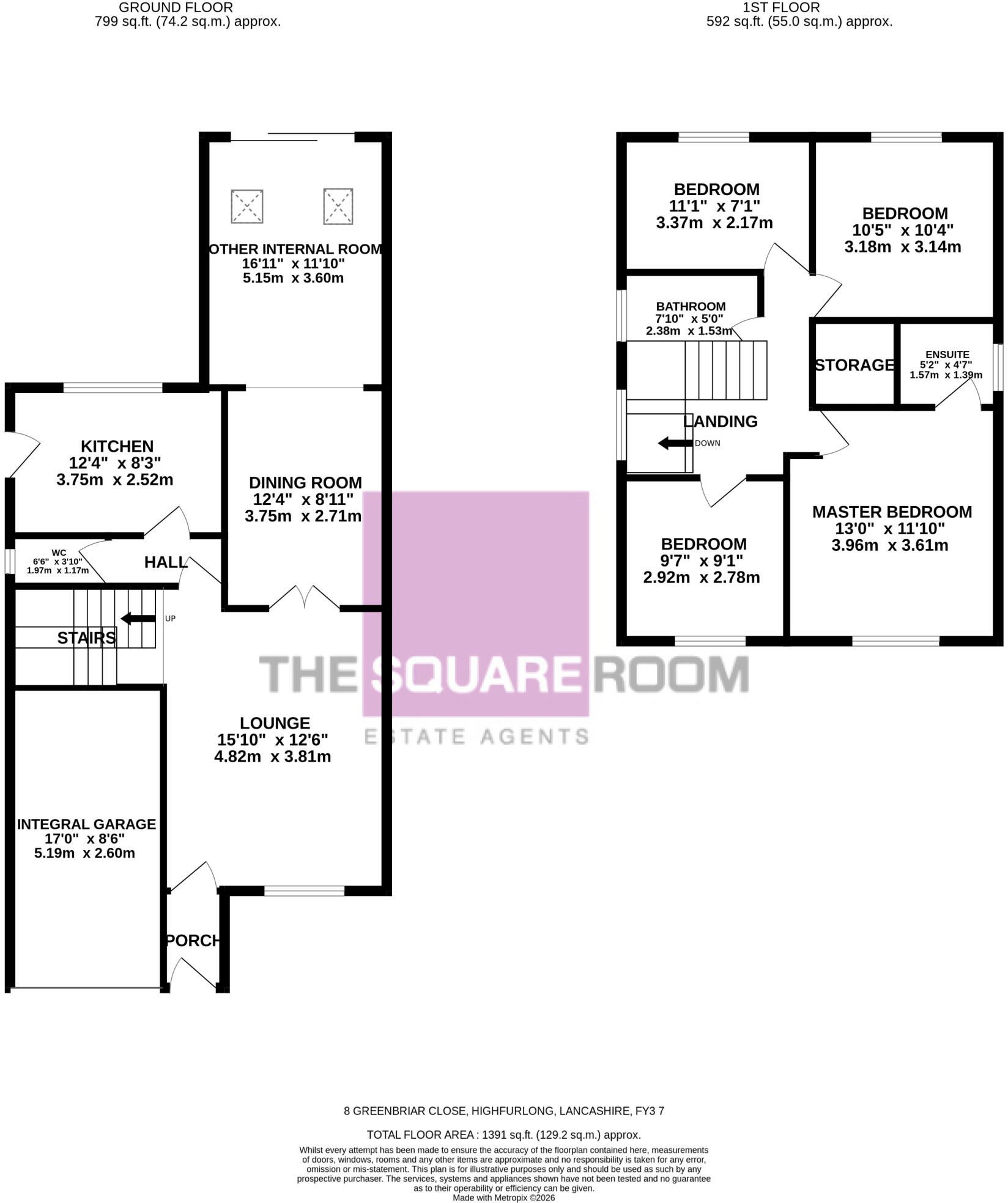 Greenbriar Close,  Highfurlong, FY3 floorplan