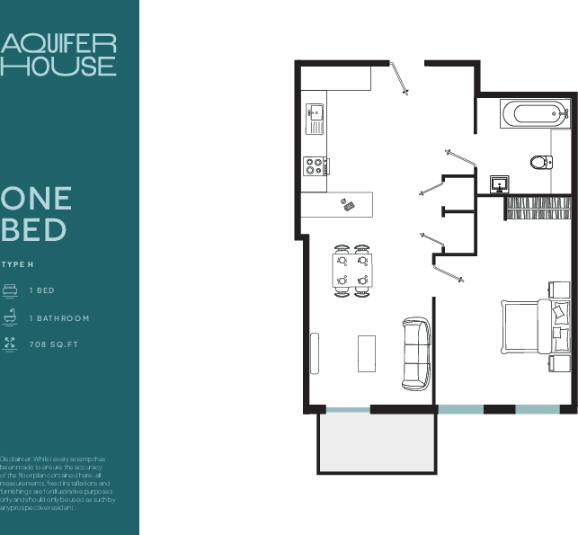 Flat 153, Aquifer House, 10 Mill Road, Ilford, London, IG1 floorplan