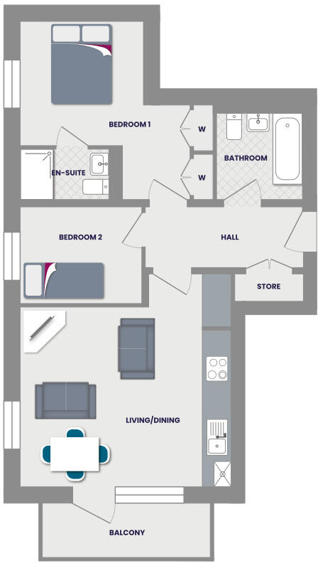 Richmond Park Terrace,
Glasgow,
Glasgow City,
G5 0GY floorplan
