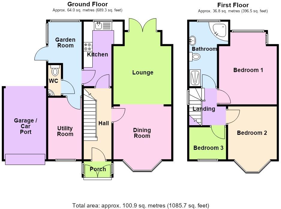 Silverdale Road, Birmingham, B24 0SH floorplan