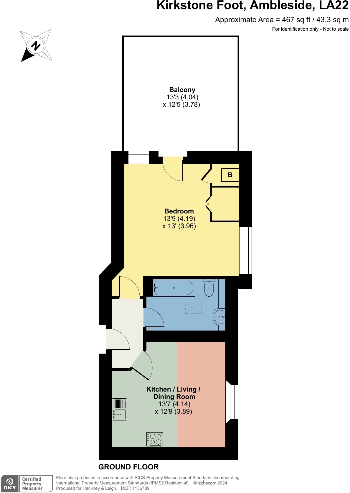 Orchid, 12 Kirkstone Foot Apartments, Kirkstone Road, Ambleside, Cumbria, LA22 9EH floorplan