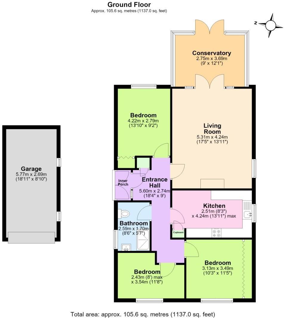 Brook View Drive, Keyworth floorplan