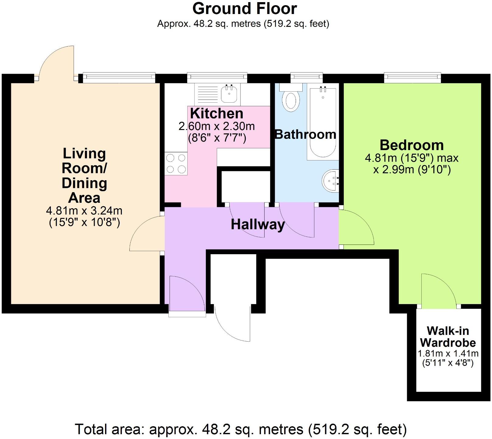 Catterick Close, Leegomery, Telford, Shropshire, TF1 6UU floorplan