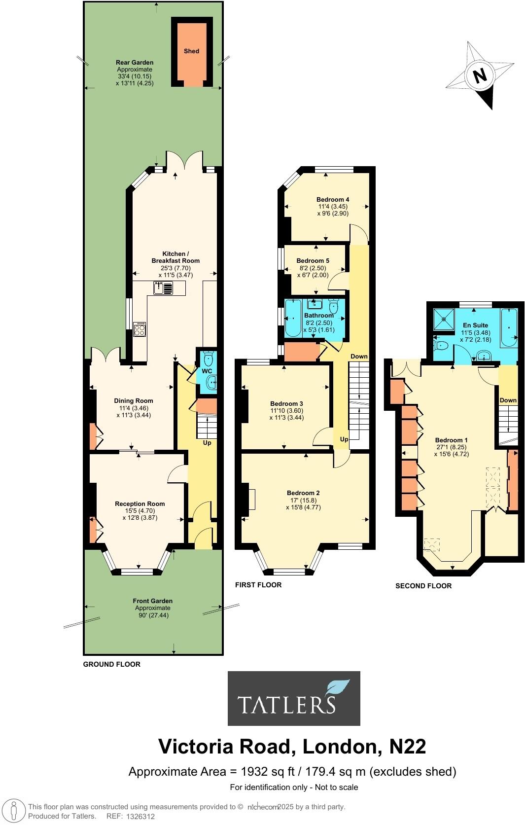 Victoria Road, London, N22 floorplan
