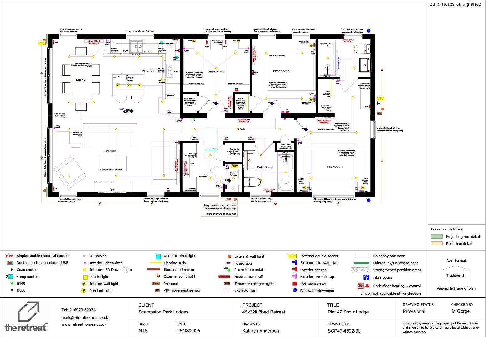 Scampston Park Lodges, Malton floorplan