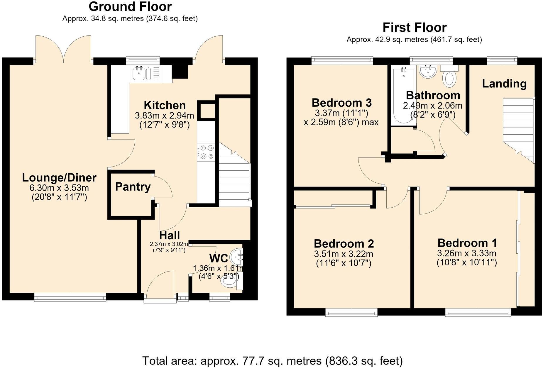 Huston Close, Barrow Upon Soar, LE12 floorplan