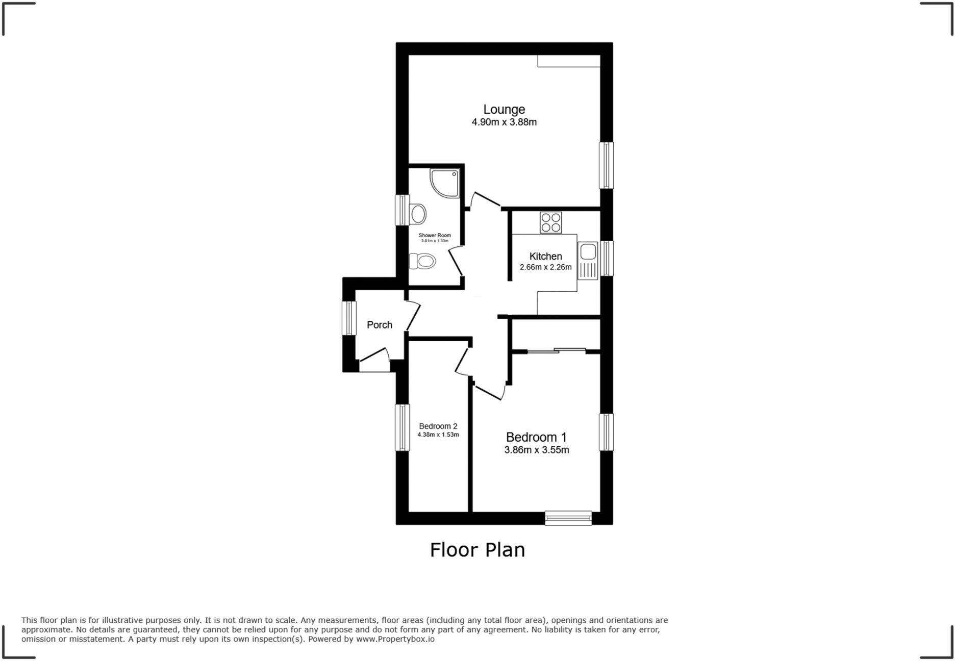 78 Main Road, Fairlie, KA29 0AB floorplan