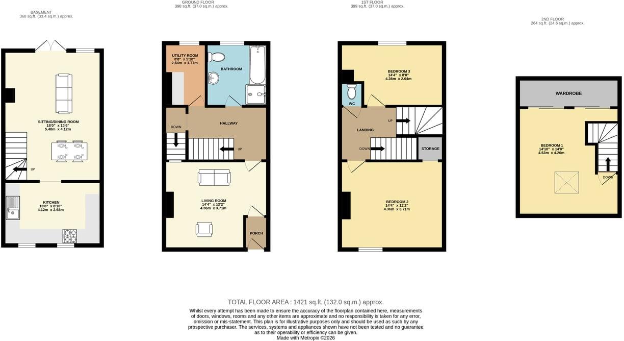Mill Street, Maryport, CA15 floorplan