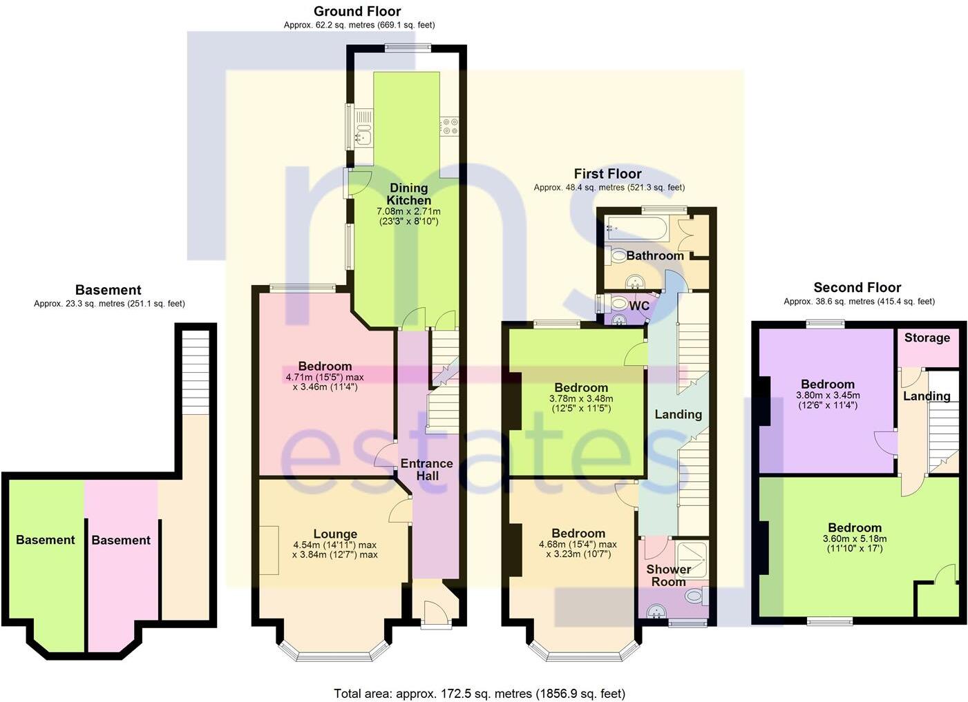 BILLS INCLUDED £135pppw Albert Grove, Nottingham floorplan