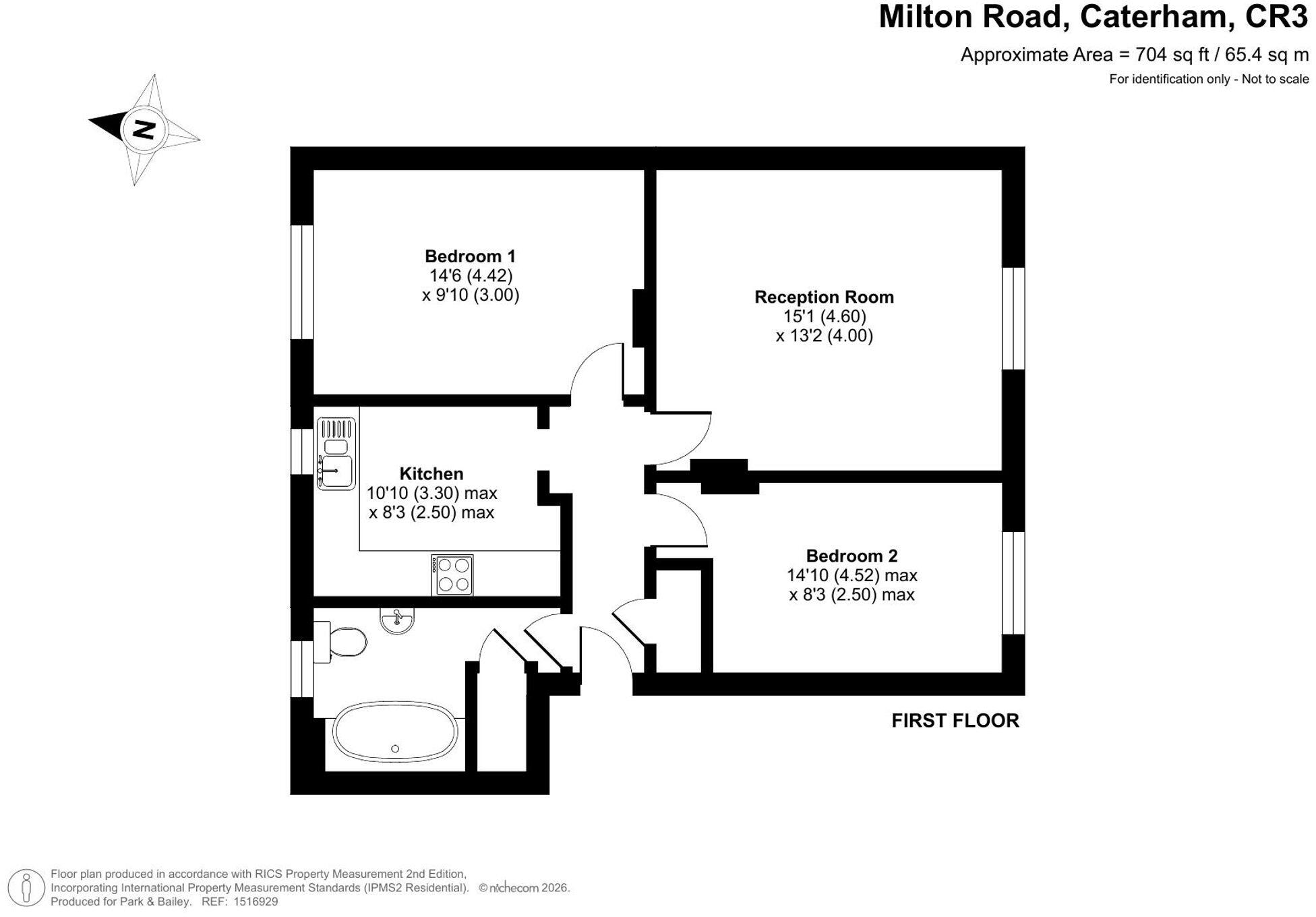 Milton Road, Caterham, CR3 floorplan