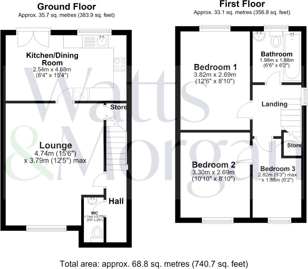 Clos Yr Eryr, Bridgend County Borough, CF35 6HF floorplan