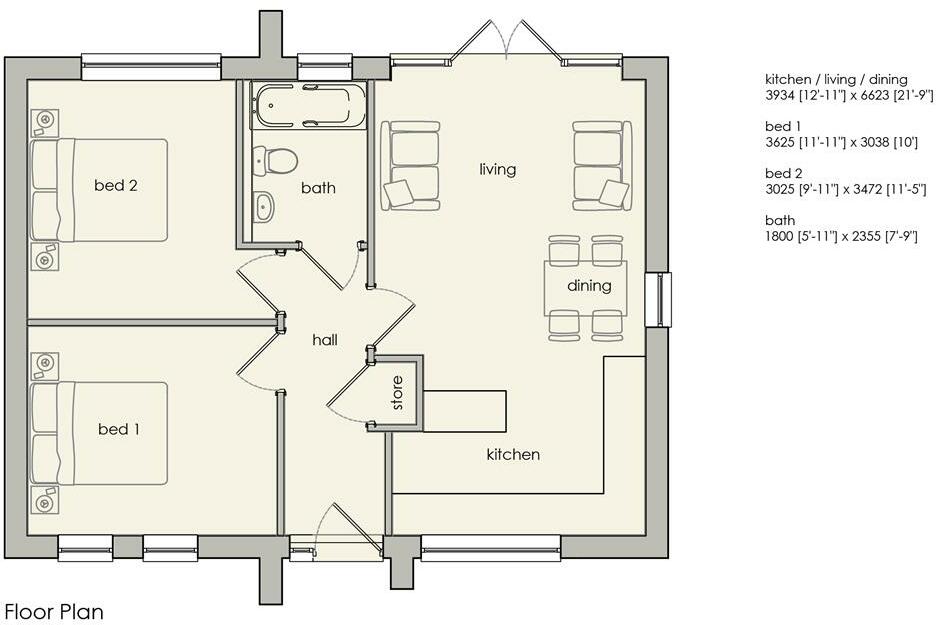 Plot 69 'Burlington' The Grange, off Sandhurst Avenue, Mansfield floorplan