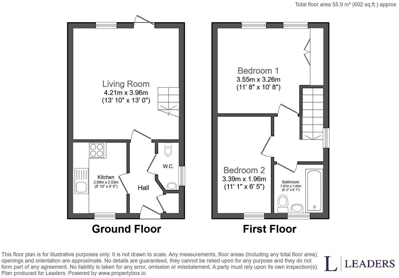 Wilce Avenue, Wellingborough, Northamptonshire, NN8 floorplan